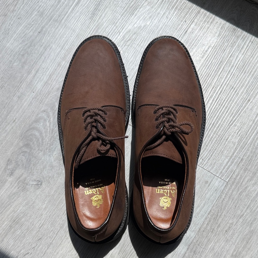 Alden ® for J.Crew Dutton bluchers in nubuck